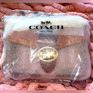 Brand new color-block Coach purse